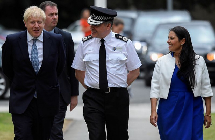 Boris with the Police 