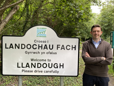 Llandough sign 